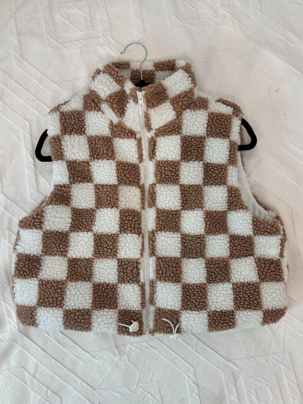 NEVER WORN: Women's SMALL Checkerboard Vest